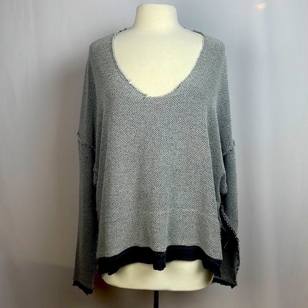Free People Raw Edge Sweater